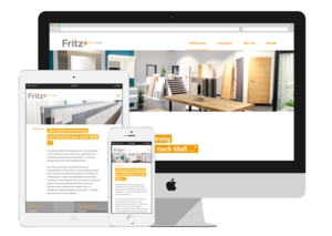 Website für Fritz Wohndesign, Backnang