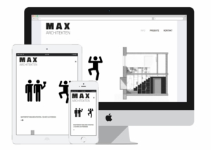 Website für Max Architekten aus Stuttgart online