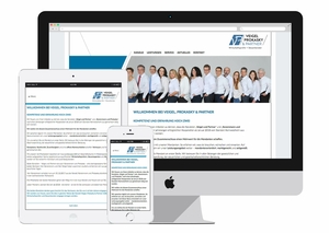 Website für Kanzlei Veigel, Prokasky & Partner, Kornwestheim