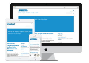 Screenshot: Website Adolf Brodbeck Maschinenbau GmbH + Co. KG, Metzingen