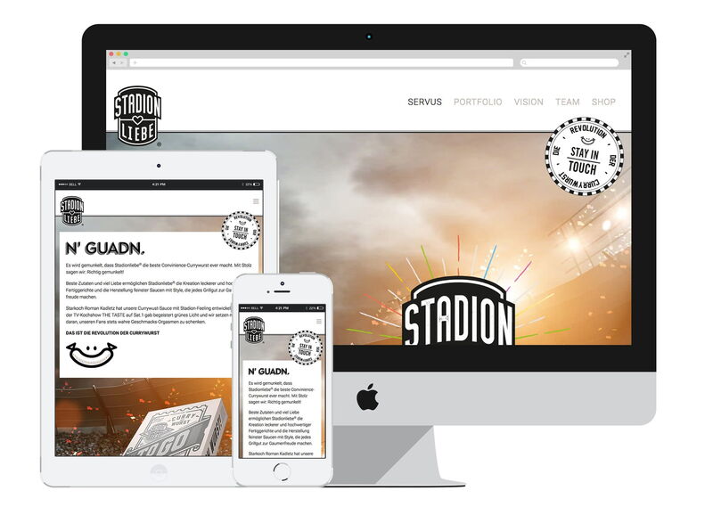 Stadionliebe® geht online - die Revolution der Currywurst. Stadionliebe® geht online - die Revolution der Currywurst.