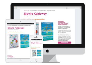 Screenshot: Website für eine Künstlerin